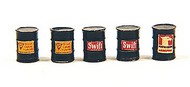 Custom Oil Barrels Black, Fertilizer Feed/Seed (5) #JLI513