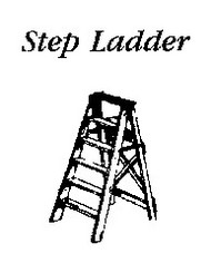  JL Innovative Design  HO Custom 1-1/2" Step Ladder Brown (1) JLI554