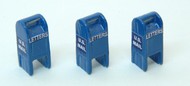  JL Innovative Design  HO Custom Post 1955 US Mail Street Boxes, Blue (3) JLI711