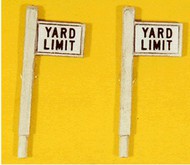  JL Innovative Design  HO Custom Yard Limit Sign Set (2) JLI848