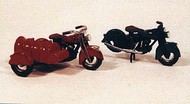  JL Innovative Design  HO 1947 Motorcycles (2) 1 w/Fuel Tank Sidecar Metal Kit JLI906
