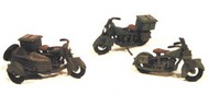  JL Innovative Design  HO US Army Motorcycles Metal Kit (3) JLI907