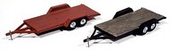  JL Innovative Design  HO Vintage Wood Deck Tandem Trailer Metal Kit (2) JLI923