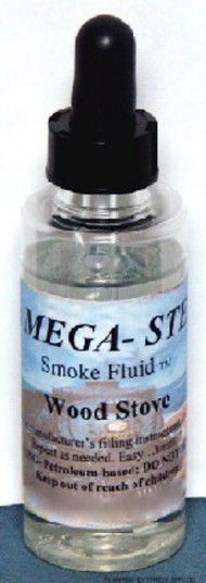 JT'S MEGA-STEAM  NoScale 2oz. Wood Stove Smoke Fluid JTS104