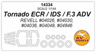  KV Models  1/144 Panavia Tornado ECR / IDS / F.3 ADV Masks KV14334
