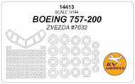 KV Models  1/144 Boeing 757-200 masks KV14413