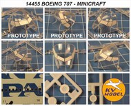 Boeing 727 / Boeing 727-200 / C-22C USAF VIP Transport wheels and canopy frame paint masks (outside only) #KV14457