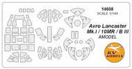  KV Models  1/144 Avro Lancaster masks KV14608
