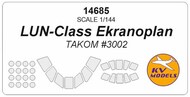  KV Models  1/144 LUN-Class Ekranoplan KV14685