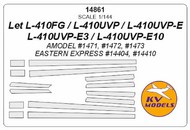  KV Models  1/144 LET L-410 / L-410FG masks KV14861