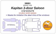  KV Models  1/35 Kapitan Saloon 2 door version KV35051
