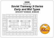  KV Models  1/35 Soviet Tramway X-Series Early and Mid Types KV35090