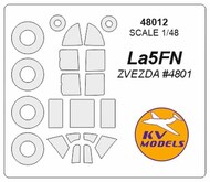  KV Models  1/48 Lavochkin La-5FN + wheels masks KV48012