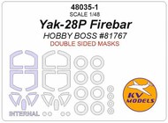 Yakovlev Yak-28P Firebar Masks #KV48035-1