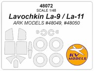 Lavochkin La-9 / La-11 + wheels masks #KV48072