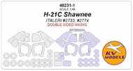 Piasecki H-21C Shawnee Masks #KV48231-1