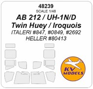 AB 212 / UH-1N/D Twin Huey / Iroquoisx #KV48239