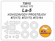  KV Models  1/72 Lavochkin La-5 + wheels masks KV72012