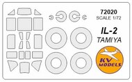  KV Models  1/72 Ilyushin IL-2 + wheels masks (designed to be used with Tamiya TA60781 kits) KV72020