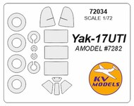  KV Models  1/72 Yakovlev Yak-17UTI + wheels masks KV72034