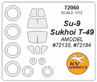  KV Models  1/72 Sukhoi Su-9 + wheels masks KV72060