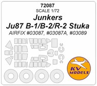  KV Models  1/72 Junkers Ju.87B-1/B-2/R-2 'Stuka' + wheels masks KV72087