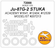  KV Models  1/72 Junkers Ju.87G-2 'STUKA' + wheels masks KV72088