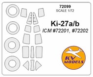  KV Models  1/72 Kawasaki Ki-27 + wheels masks KV72099