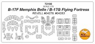 Boeing B-17F Memphis Belle, B-17G Flying Fortress #KV72100