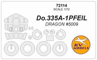 Dornier Do.335A-1PFEIL + wheels masks #KV72114