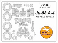  KV Models  1/72 Junkers Ju.88A-4 + wheels masks KV72128