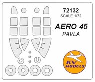  KV Models  1/72 Aero 45 + wheels masks KV72132