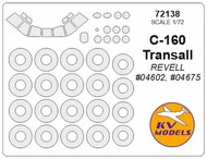 C-160 Transall + wheels masks #KV72138