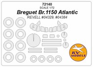  KV Models  1/72 Breguet Br.1150 Atlantic + wheels masks KV72140