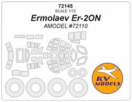  KV Models  1/72 Ermolaev Er-2ON + wheels masks KV72145