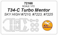  KV Models  1/72 Beechcraft T34 Turbo Mentor + wheels masks KV72168