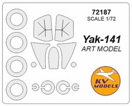  KV Models  1/72 Yakovlev Yak-141 + wheels masks KV72187