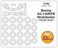  KV Models  1/72 Boeing KC-135R/FR Stratotanker + wheels masks KV72198