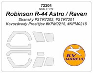  KV Models  1/72 Robinson R-44 Astro / Raven Masks KV72204