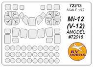  KV Models  1/72 Mil Mi-12 (V-12) and wheels Masks KV72213