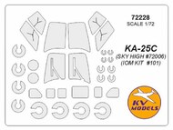  KV Models  1/72 Kamov Ka-25C + wheels masks KV72228