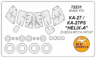 Kamov Ka-27 HELIX-A + wheels masks #KV72231
