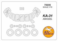  KV Models  1/72 Kamov Ka-31 + wheels masks KV72235