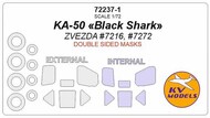  KV Models  1/72 Kamov Ka-50 Black Shark 'HOKUM' Double-sided + wheels masks KV72237-1