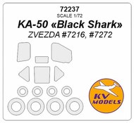  KV Models  1/72 Kamov Ka-50 Black Shark 'HOKUM' + wheels masks KV72237