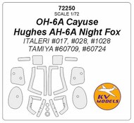 McDonnell-Douglas OH-6A Cayuse / AH-6A Night Fox Masks #KV72250