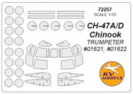 Boeing Vertol CH-47A/D Chinook Masks #KV72257