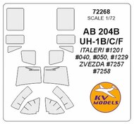 Bell AB.204B / UH-1B/C/F Masks #KV72268