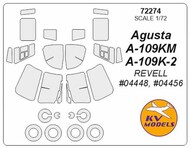  KV Models  1/72 Agusta A-109K-2 / A-109KM+ wheels masks KV72274