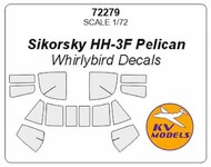  KV Models  1/72 Sikorsky HH-3F Pelican Masks KV72279